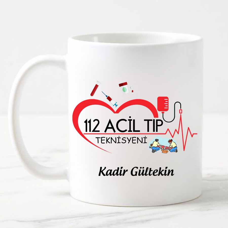 112 Acil Tıp Teknisyeni Kupa Bardağı