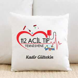 112 Acil Tıp Teknisyenine Hediye Yastık