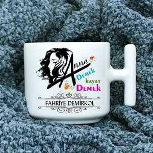 - Anne Tasarımlı Latte Fincanı  - Anne Tasarımlı Latte Fincanı