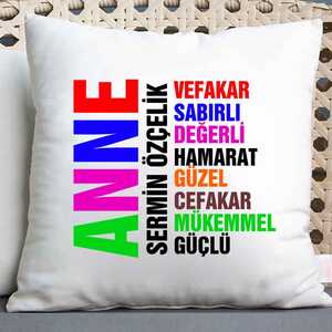  - Annelere Özel Anne Anlamlı Yastık