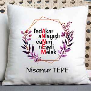  - Anneye Hediye İsimli Yastık