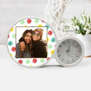  - Arkadaşa Hediye Fotoğraflı Saatli Sihirli Ayna