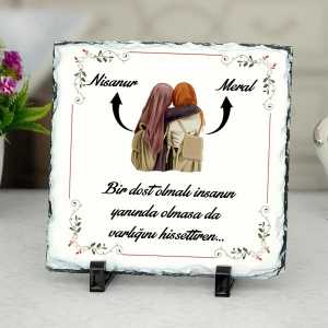  - Arkadaşa Özel Taş Çerçeve