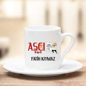 Aşçı Türk Kahve Fincanı - Thumbnail