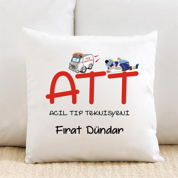 Att (acil Tıp Teknisyeni) İsimli Yastık