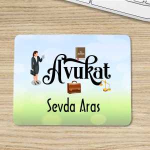 Avukata Hediye İsimli Mouse Pad - Thumbnail