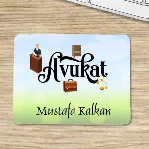 Avukata Hediye İsimli Mouse Pad - Thumbnail