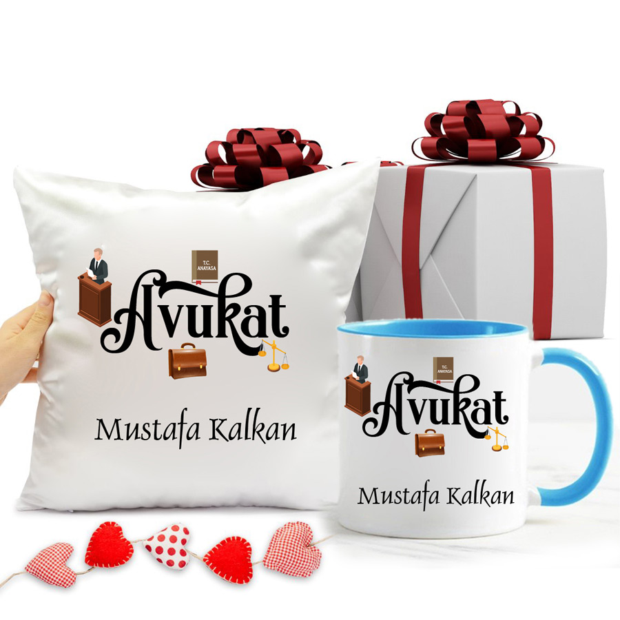 Avukat Kupa Bardak Ve Yastık