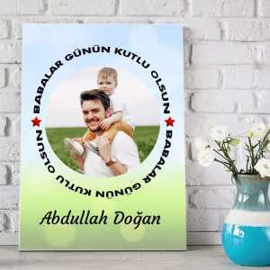  - Babalar Günün Kutlu Olsun Kanvas Tablo
