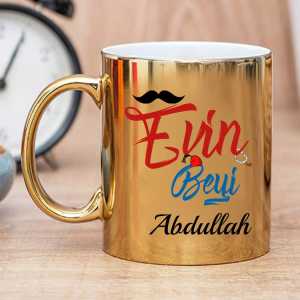 - Babaya Hediye Evin Beyi Gold Kupa Bardak  - Babaya Hediye Evin Beyi Gold Kupa Bardak