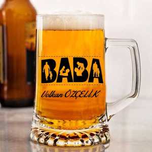 - Babaya Hediye İsimli Bira Bardağı  - Babaya Hediye İsimli Bira Bardağı
