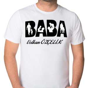  - Babaya Özel İsimli Tişört