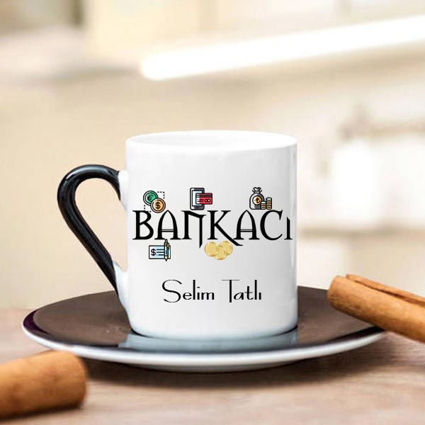 Bankacı Türk Kahve Fincanı