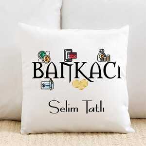 Bankacıya Hediye İsimli Yastık