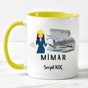 Bayan Mimar Kupa Bardak - Thumbnail