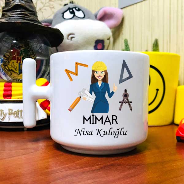 Bayan Mimar Latte Fincanı