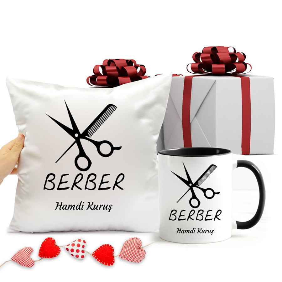 Berber Kupa Bardak Ve Yastık