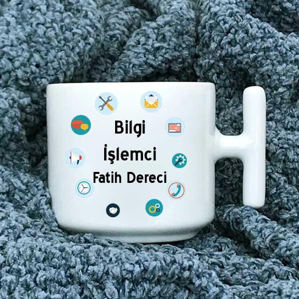 Bilgi İşlemci Latte Fincanı