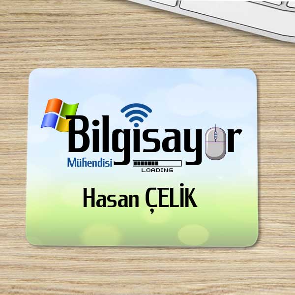 Bilgisayar Mühendisine Hediye İsimli Mouse Pad