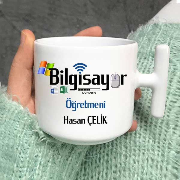 Bilgisayar Öğretmeni Latte Fincanı