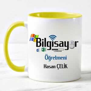 Bilgisayar Öğretmenine Hediye Kupa Bardak - Thumbnail