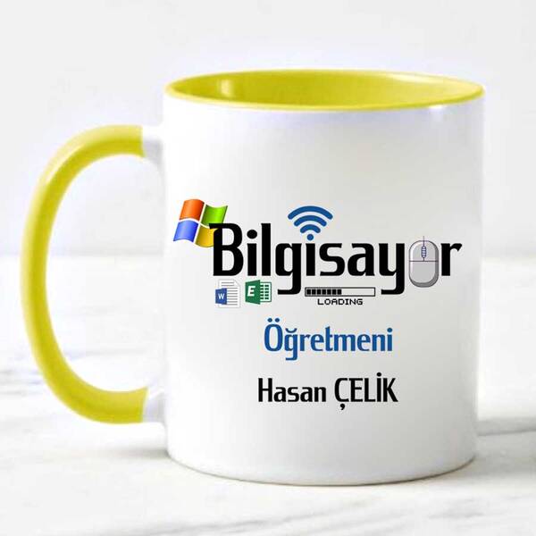 Bilgisayar Öğretmenine Hediye Kupa Bardak