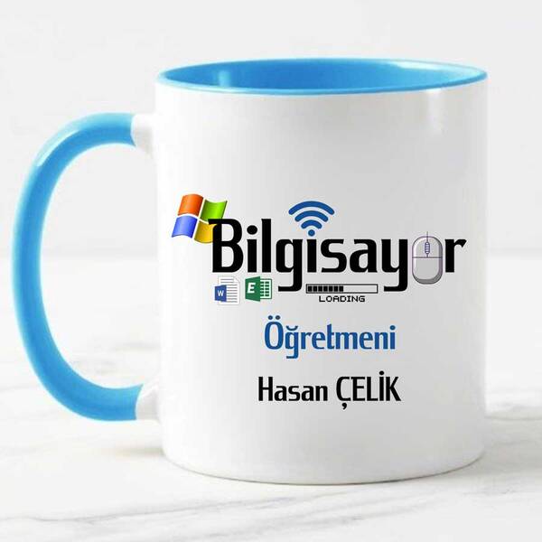 Bilgisayar Öğretmenine Hediye Kupa Bardak