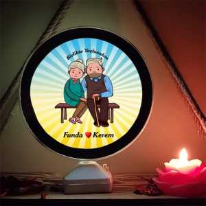  - Birlikte Yaşlanalım Fotoğraflı Sihirli Ayna