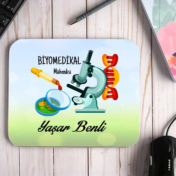 Biyomedikal Mühendisine Hediye İsimli Mouse Pad