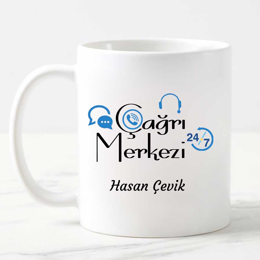 Çağrı Merkezi Personeline Hediye Kupa Bardak