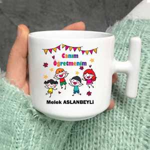 - Canım Öğretmenim İsimli Latte Fincanı  - Canım Öğretmenim İsimli Latte Fincanı