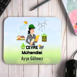 Çevre Mühendisine Hediye İsimli Mouse Pad - Thumbnail