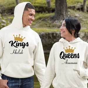  - Çiftlere Özel Kings Queens Sweatshirt