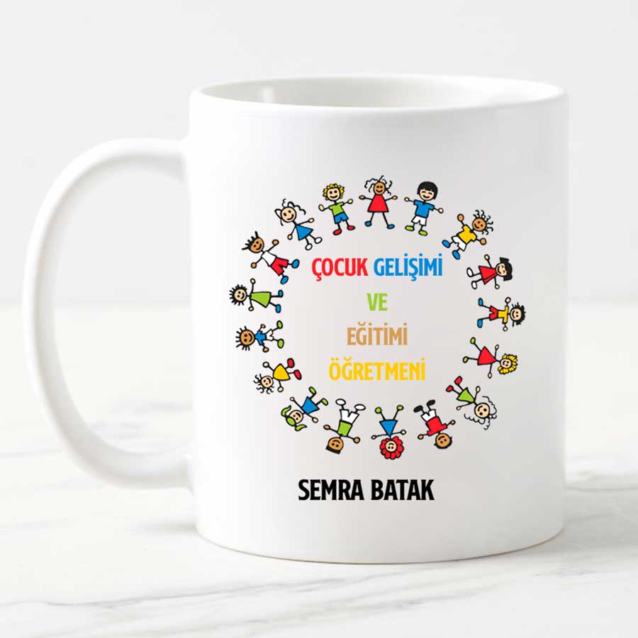 Çocuk Gelişimi Ve Eğitimi Öğretmenine Hediye Kupa Bardak