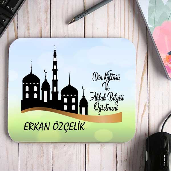 Din Kültürü ve Ahlak Bilgisi Öğretmenine Hediye İsimli Mouse Pad