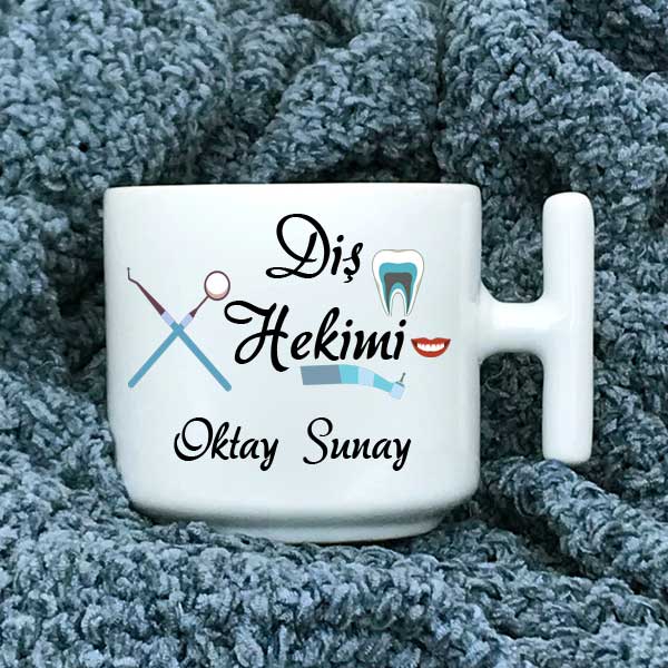 Diş Hekimi Latte Fincanı