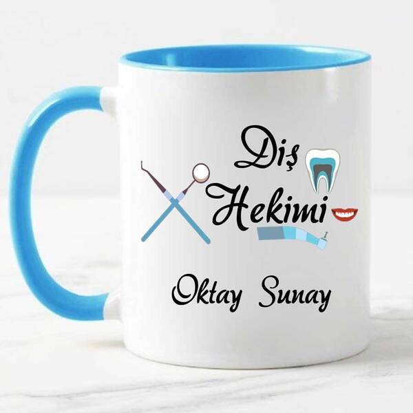 Diş Hekimine Hediye Kupa Bardak