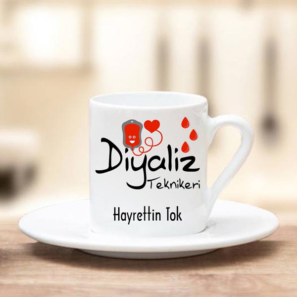 Diyaliz Teknikeri Türk Kahve Fincanı