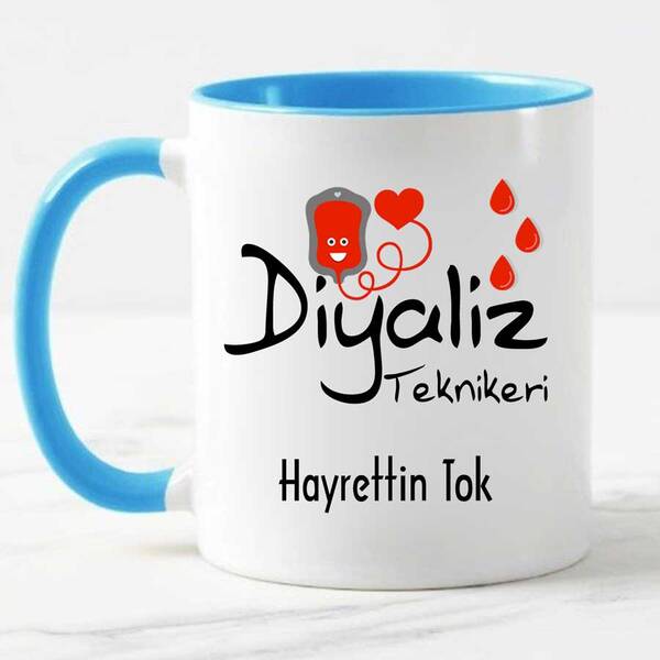 Diyaliz Teknikerine Hediye Kupa Bardak