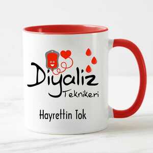 Diyaliz Teknikerine Hediye Kupa Bardak