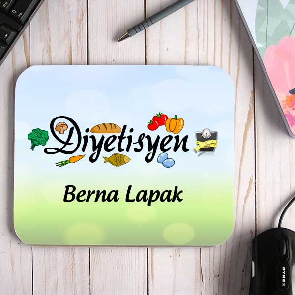 Diyetisyene Hediye İsimli Mouse Pad