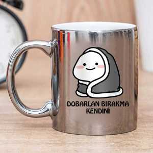 - Dobarlan Bırakma Kendini Aynalı Gümüş Kupa Bardak  - Dobarlan Bırakma Kendini Aynalı Gümüş Kupa Bardak