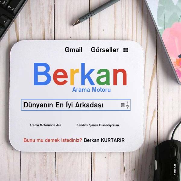 Dünyanın En İyi Arkadaşı Arama Motorlu Mouse Pad