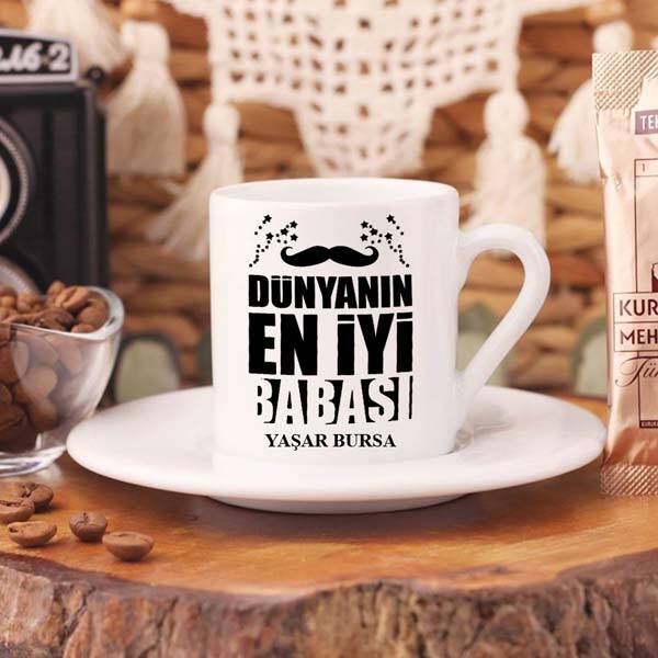 Dünyanın En İyi Babası Türk Kahve Fincanı