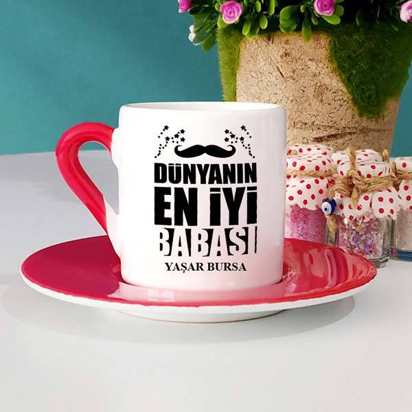 Dünyanın En İyi Babası Türk Kahve Fincanı