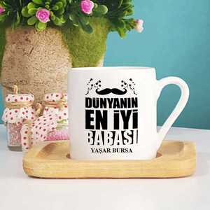 Dünyanın En İyi Babası Türk Kahve Fincanı - Thumbnail