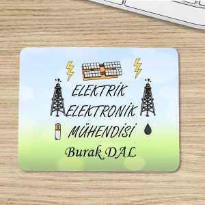 - Elektrik Elektronik Mühendisine Hediye İsimli Mouse Pad  - Elektrik Elektronik Mühendisine Hediye İsimli Mouse Pad