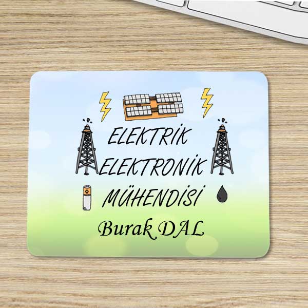 Elektrik Elektronik Mühendisine Hediye İsimli Mouse Pad