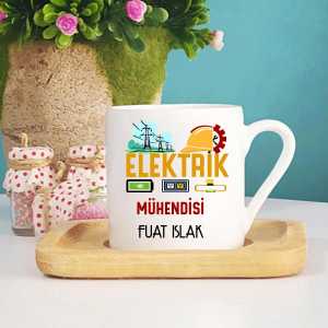 Elektrik Mühendisi Türk Kahve Fincanı - Thumbnail