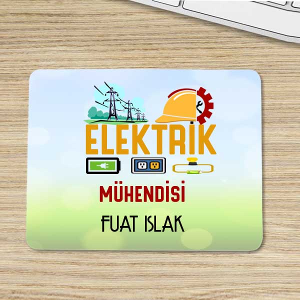 Elektrik Mühendisine Hediye İsimli Mouse Pad